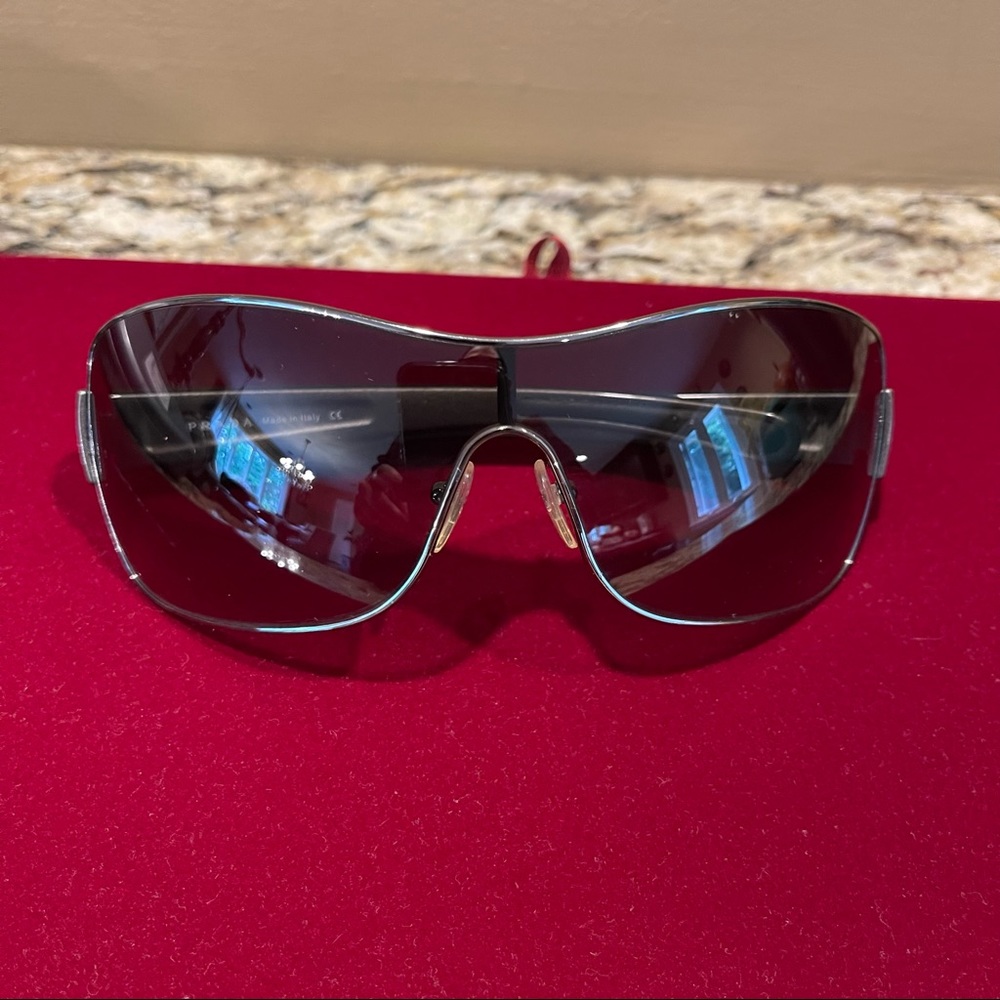 Prada SPS57G Shield Sunglasses